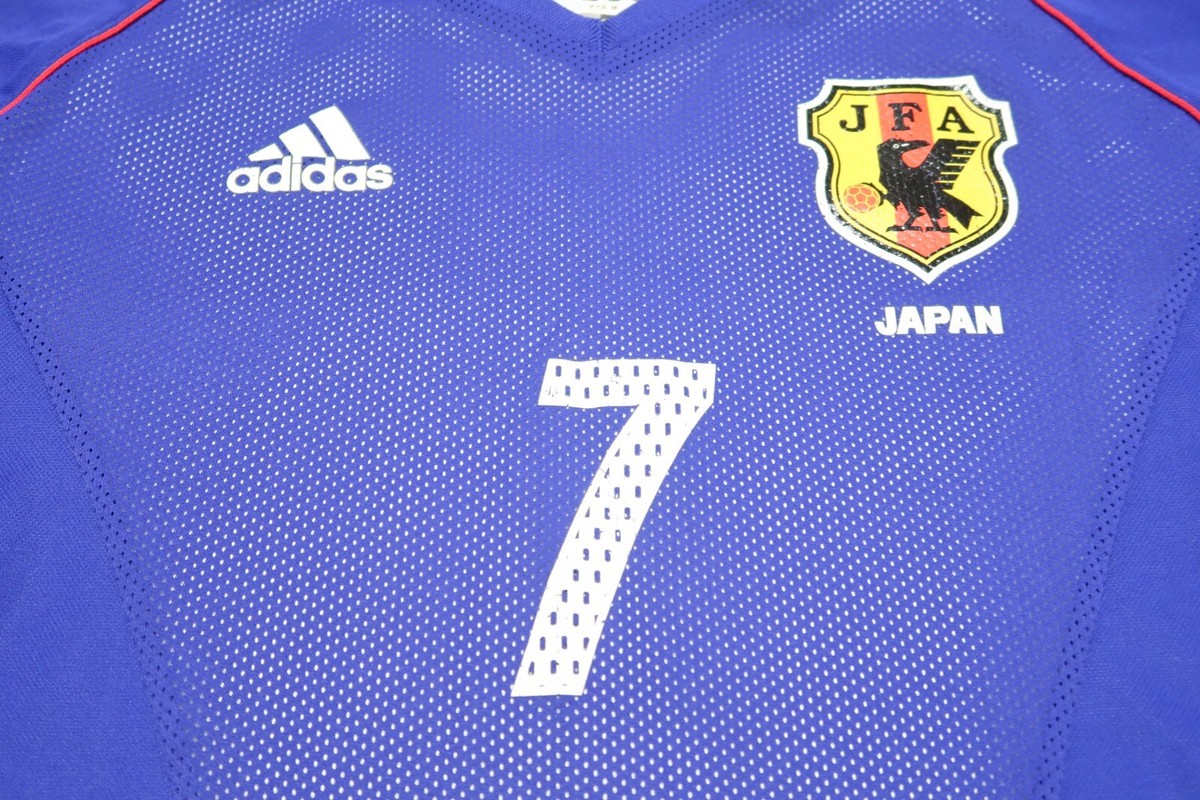 Japan Soccer Jersey Football Shirt M 100% Authentic 2002
