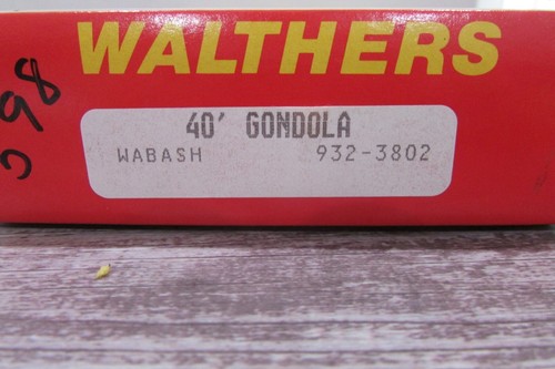 HO Scale Walthers 932-3802 40' Gondola Car Kit WABASH - Picture 2 of 2