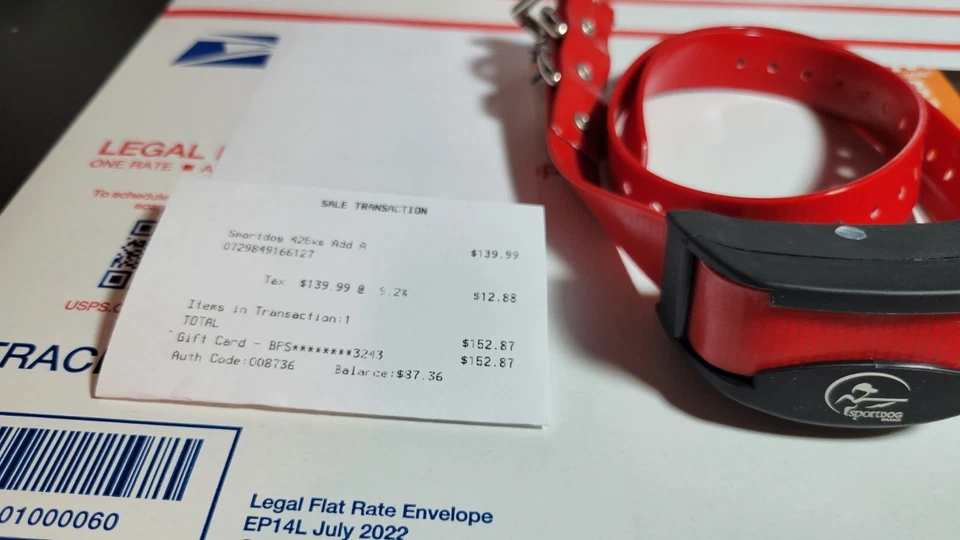 SportDOG Remote Trainer 2nd Dog Receiver Extra Collar SDT00-13861 SD-425XS 425S Foto 3 de 4