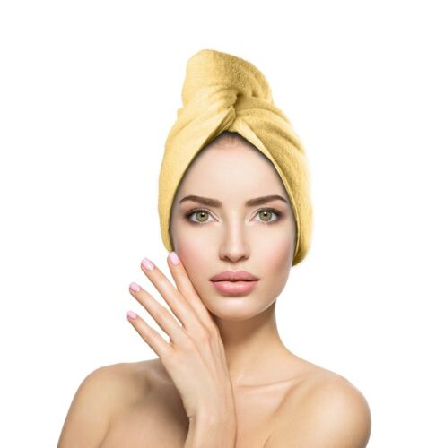 Hair Towel 100% COTTON TURBAN TOWEL WRAP QUICK DRY for Curly Long Thick Hair - Picture 13 of 19