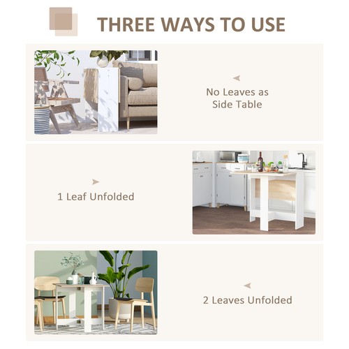 Particle Board Wooden Foldable Dining Table Writing Computer Desk PC Work - Picture 4 of 9