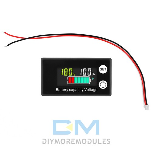 2x 6133A LCD Voltage Meter DC-8V-100V Voltmeter Battery Power Dual Display US - Picture 3 of 15