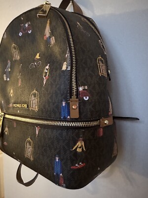 Michael Kors Rhea Zip Medium Logo Signature Backpack Jet Set  display picture 3