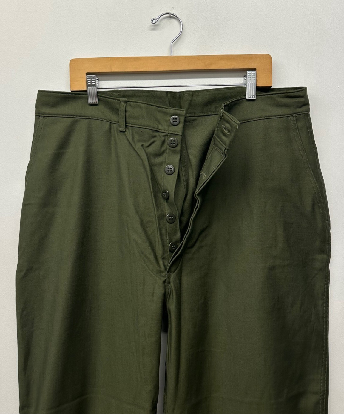 NOS OG-107 USMC P56. P58 Fatigue Trousers Pants, Dated 1958, Size W38 L32,  V-58