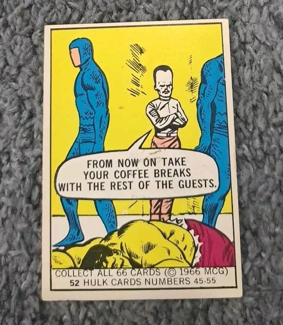 1966 Donruss Marvel Super Heroes Card #52
