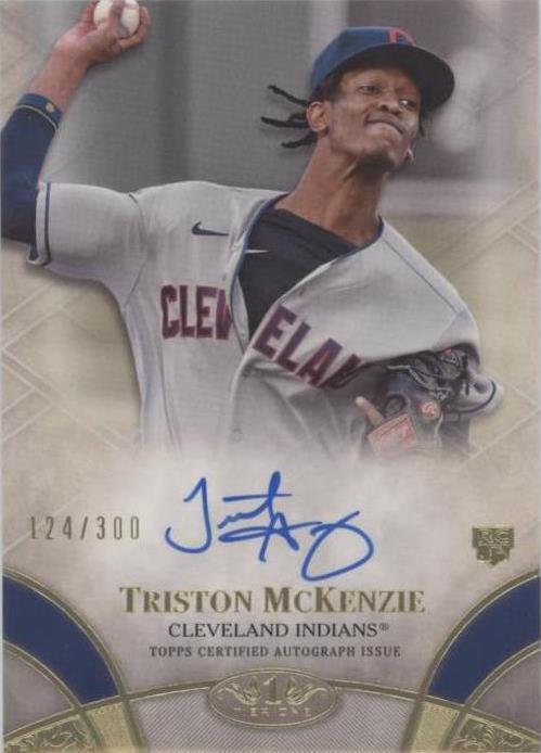 2021 Topps Tier One - Triston McKenzie #BOA-TM - 1 of 1