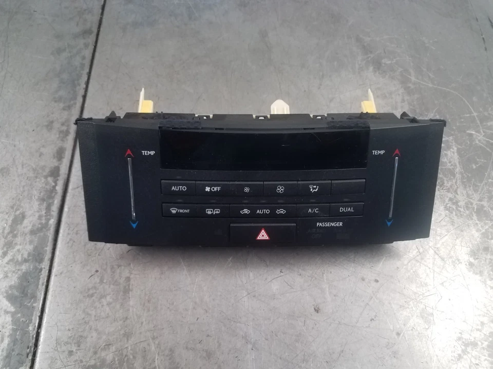 2017 Lexus RC-F RC F Climate Control Panel #6056 - Image 3 of 4