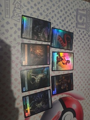 Mtg Foil Token Konvolut 7x Nightmare Dwarf Goat Elementalfood Satyr Wolf