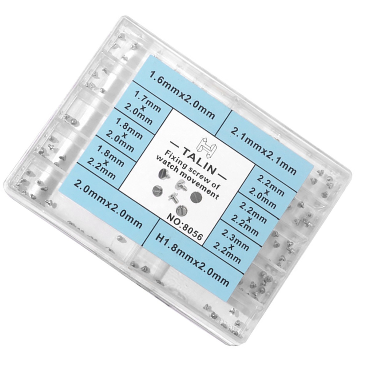 10-Size Watch Movement Fixing Screw Assortment for NH35 ETA 2836
