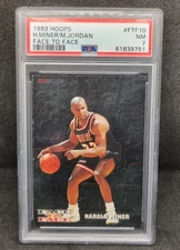 PSA 1993 HOOPS JORDAN/MINER FACE TO FACE #FTF10. BULLS/HEAT