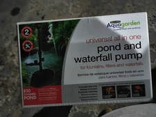 aqua garden universal all in one pond pump for fountain filter and waterfalls
