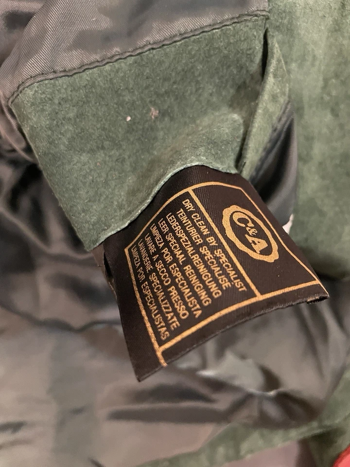 OKTOBERFEST DIRNDL TYROL - куртка винтажный TRACHTEN кожи зеленый женщин EU 34 - Изображение 4 из 4