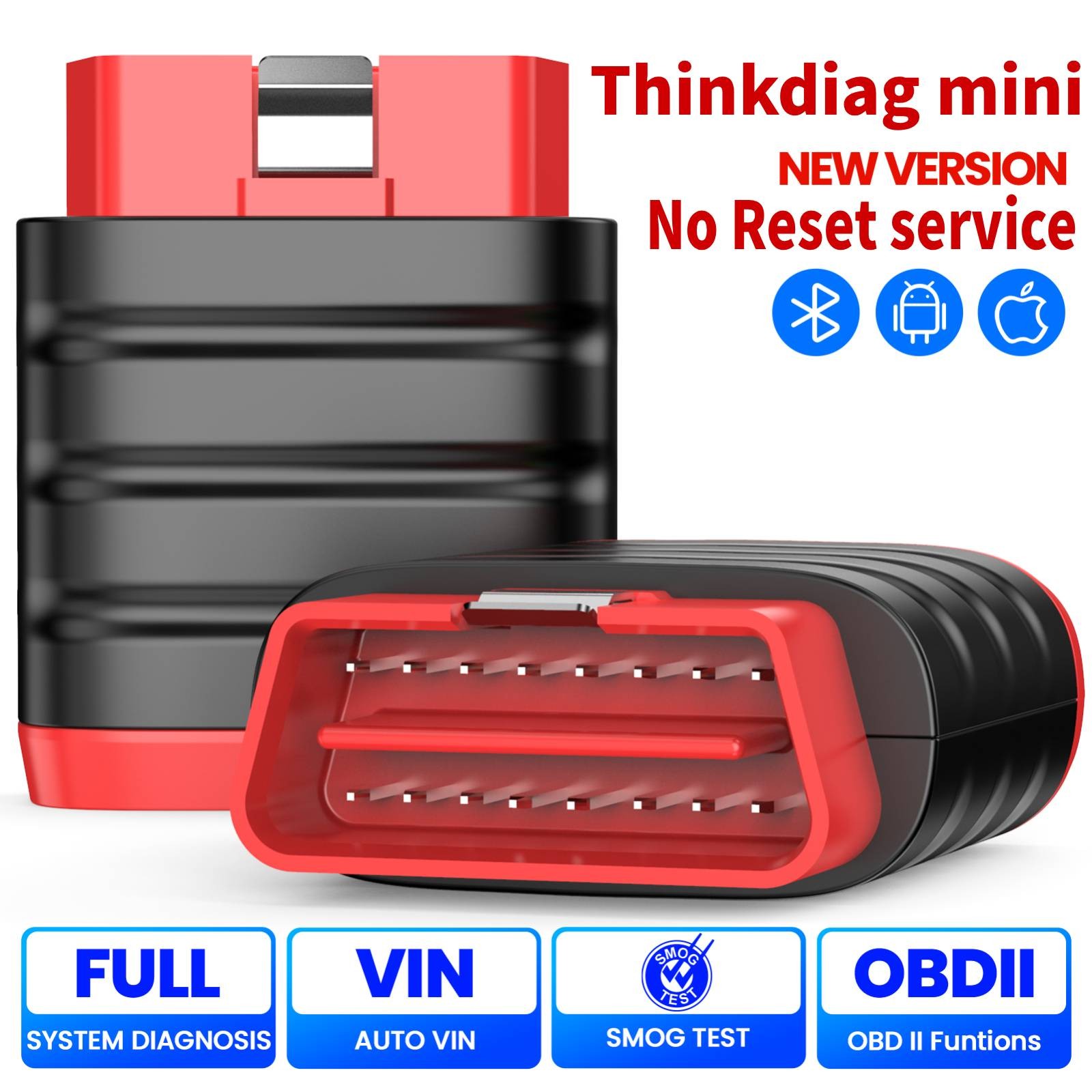 THINKDIAG Mini OBD2 Scanner Full System, ABS & SRS Code Reader Car Scan Tools