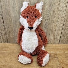 JELLYCAT MEDIUM BASHFUL FOX SOFT TOY Plush Comforter Soother Orange Dog Wildlife