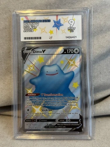 Pokémon TCG Ditto v Shining Fates SV118/SV122 Ace 9 OC