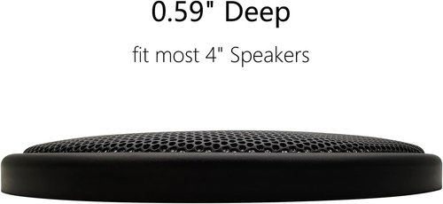 4" Speaker Grill Covers, Car Speaker Subwoofer Guard Protector, ABS Plastic Fram - Picture 5 of 12