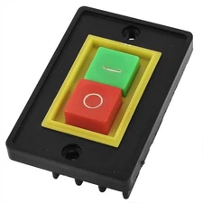 Panel Mounted I/O Start Stop Latching Push Button Switch AC 380V 2KW