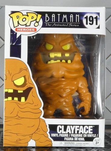 CLAYFACE BTAS Funko Pop! 191 w/Protector Batman Animated Series Cartoon DC