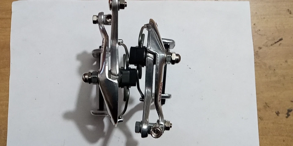 COPPIA FRENI TIPO CORSA SACCON CITY 3 ALLUMINIO VINTAGE ANNI 90 - Immagine 4 di 4