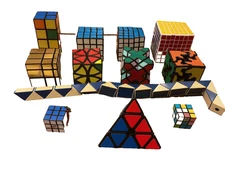 Mixed Lot of Rubik's Cubes and other puzzles