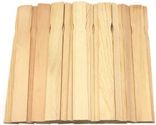 REWISS 100pk 12in Natural Bamboo Paint Stir Sticks Bulk Craft Supplies