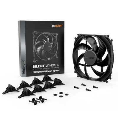 be quiet! Silent Wings 4 PWM high-speed 140mm Gehäuselüfter - Schwarz | TOP