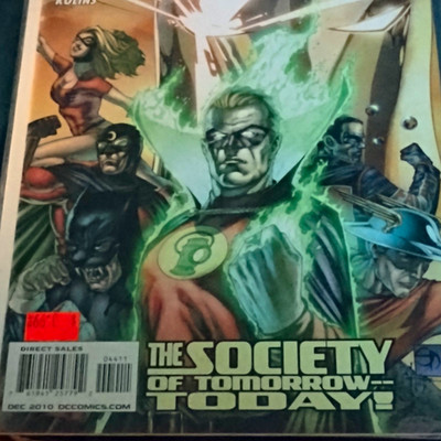 DC Comics Justice League of America #44 Society of Tomorrow Today! Direct Sales