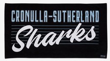 Cronulla Sharks 2024 NRL Headline Mega Beach Towel 170cm x 90cm