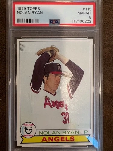 1979 Topps - Nolan Ryan #115 California Angels PSA 8 NM-MT!!