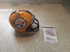 New ListingJOE GREENE SIGNED  MINI HELMET PITTSBURGH STEELERS HOF 1987  JSA