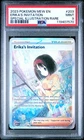 2023 POKEMON MEW EN-151 SPECIAL ILLUSTRATION RARE #203 ERIKA'S INVITATION PSA 9