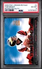 2000 PACIFIC CROWN ROYALE ROOKIE ROYALTY #2 TOM BRADY ROOKIE RC PSA 6