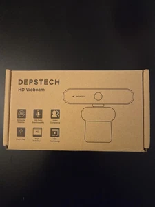 DEPSTECH 1080p HD USB Webcam 30fps HDR Plug & Play Built-In Microphone