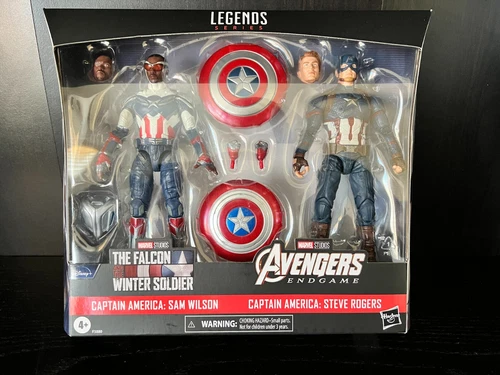 Marvel Legends Captain America MCU 2-Pack Steve Rogers Falcon Avengers Endgame