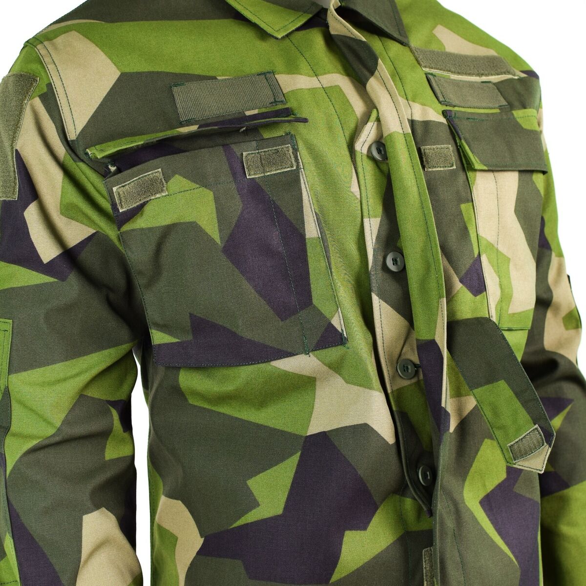 Original Swedish army M90 jacket splinter camouflage field Original Swedish army M90 jacket splinter camouflage field