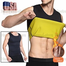 Para Hombres Chaleco Fajas Sauna Reductoras Abdomen Para Bajar Peso Quemar Grasa