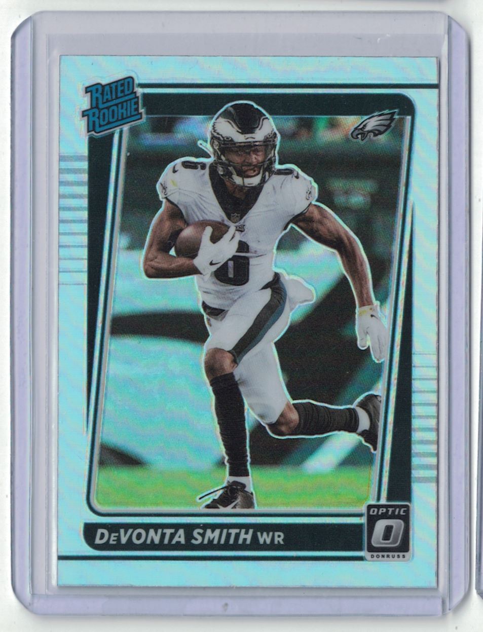 2021 Donruss Optic Silver Prizm DeVonta Smith RC Philadelphia Eagles #205