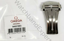 Original Omega 18mm Stainless Steel Deployment Watch Clasp Buckle # 94521883