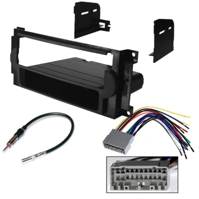 Single DIN Radio Car Stereo Dashboard Install Kit For 2006-2007 Dodge Charger