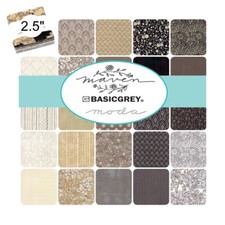 Moda Mini Charm Pack  - Maven by Basic Grey - 42 fabrics 2.5" x 2.5" mini