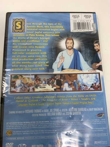 DVD Greatest Adventures of the Bible: The Easter Story NEW Animated - Picture 8 of 10