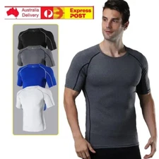 Pack of 4 Mens Compression Quick Dry Summer Half Sleeves Shirt for SportsCycling