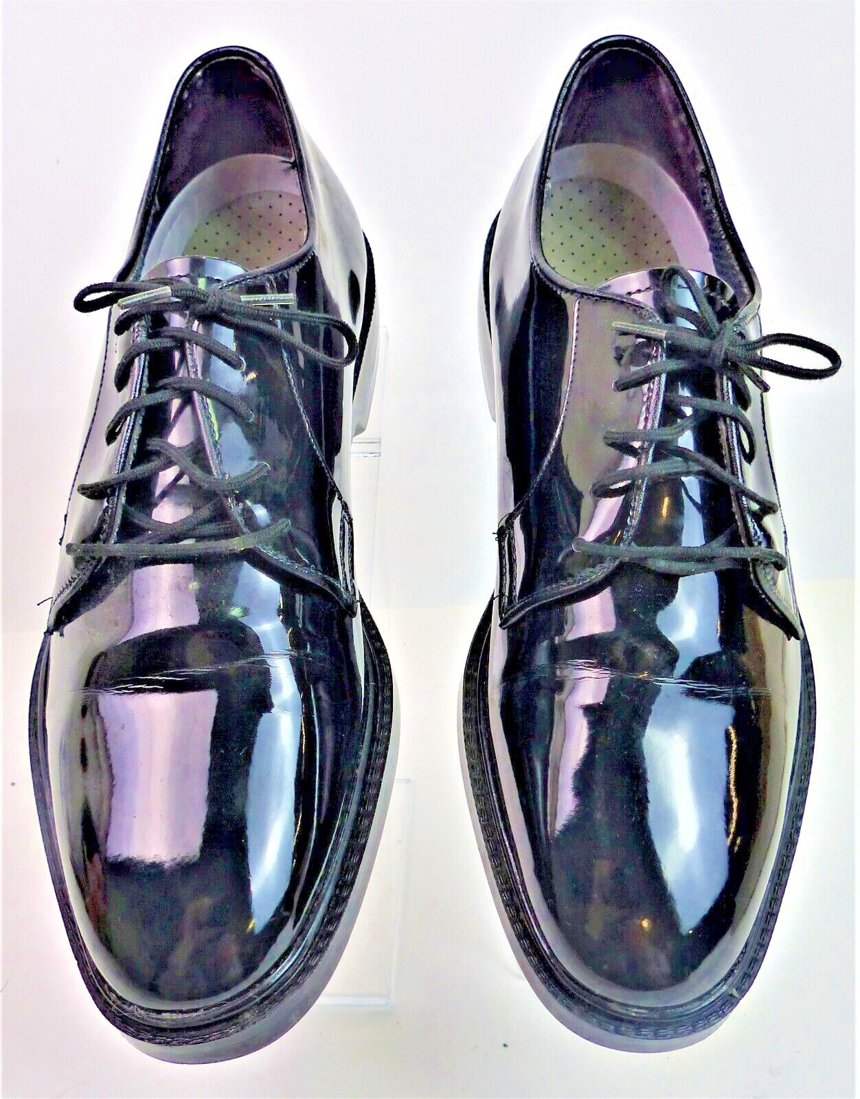 CAPPS Capital Men's Shiny Oxford Shoes Airlite Uniform Footwear Size