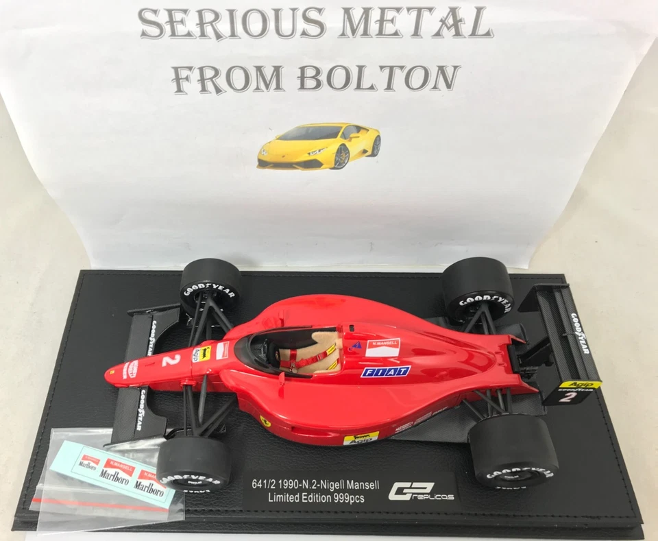 GP REPLICAS GP035B 1990 FERRARI 641/2 #2 NIGEL MANSELL L/E 1:18 - Image 4 of 4