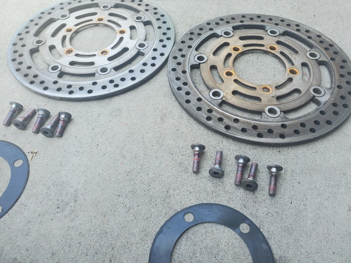 2003 03 04 KAWASAKI Ninja ZX636 ZX 636 oem FRONT BRAKE ROTORS