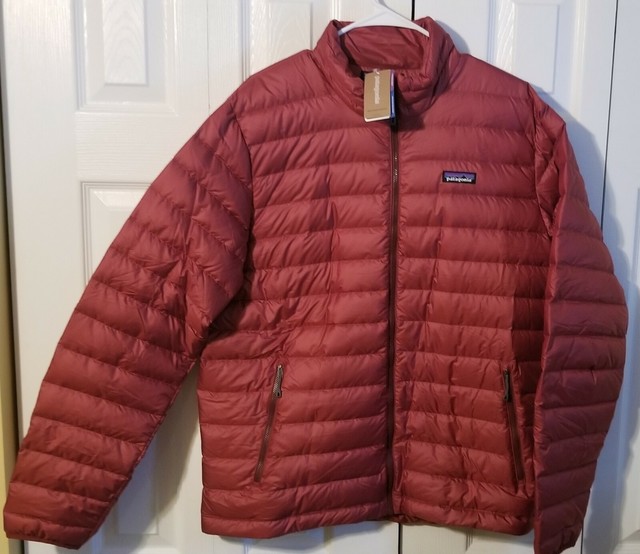 patagonia down sweater oxide red