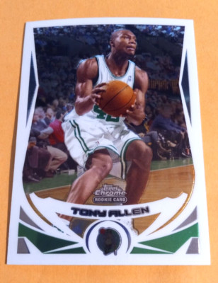 2004-05 Topps Chrome Tony Allen Rookie RC  #190 - Boston Celtics