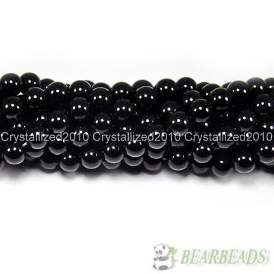 Kopen Natural Black Onyx Gemstones Round Beads 2mm 3mm 4mm 5mm 6mm 8mm 10mm 12mm 15.5