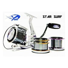 Yuki Star Surf XC-STAR Fixed Spool Fishing Reel - With Two Spare Spools