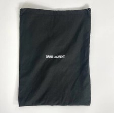 YSL Yves Saint Laurent Dust Bag Drawstring Pouch 11&rdquo;x15&rdquo; Black New